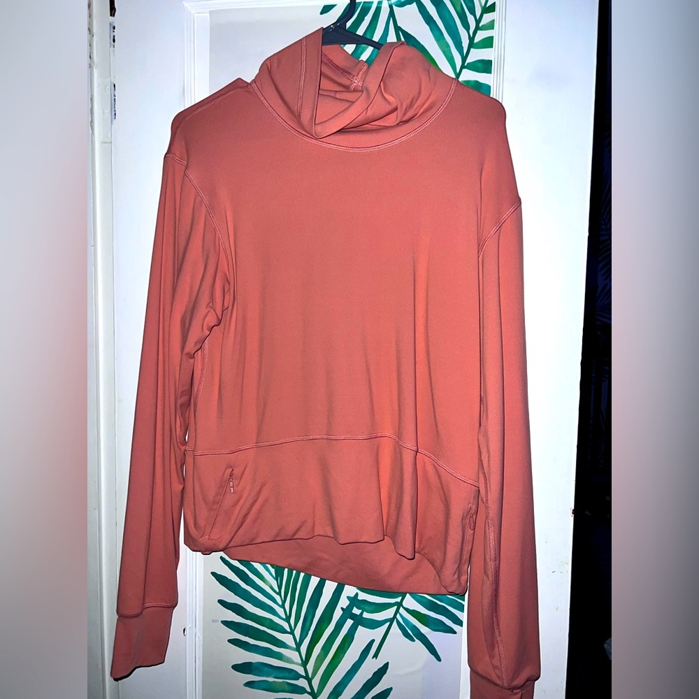 COPY - Lululemon Ready to Rulu Pink Savannah Cowel Neck Long Sleeve Womens 6